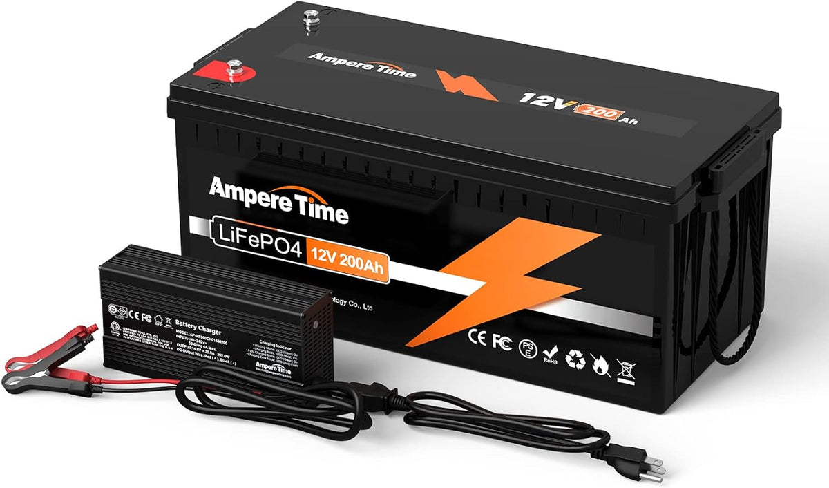 12V 200Ah LiFePO4 Battery with Built-in 100A BMS Q4872