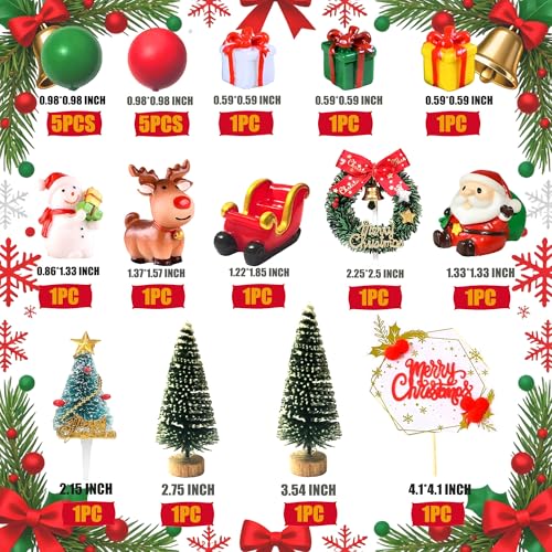 Christmas Cake Topper Cupcake Decoration U89739