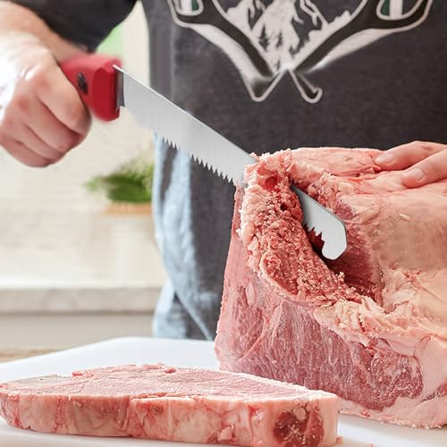 Bone Meat Saw with Non-Slip Handle High Carbon Steel 12 TPI E412