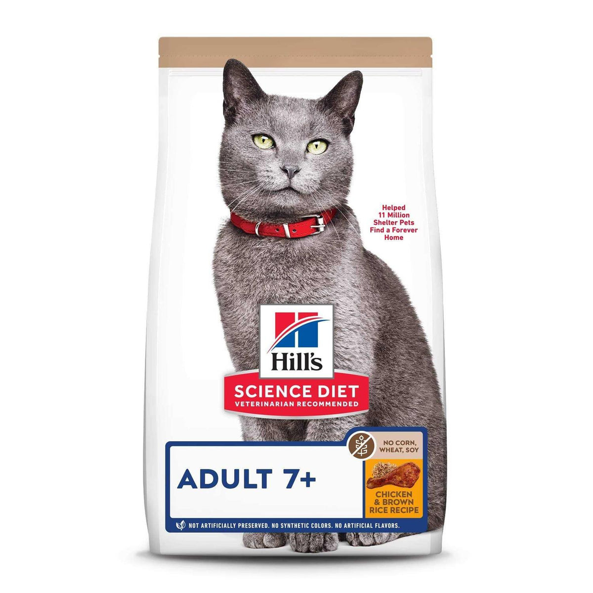 7+ No Wheat Corn Soy Cat Food A985332