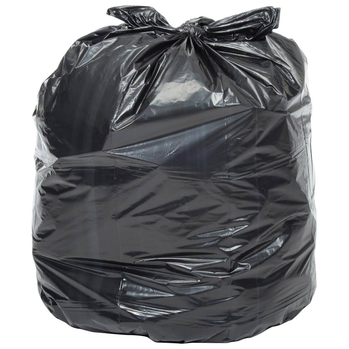 Black 45-55 Gal 2.5 Mil Trash Bags U682888