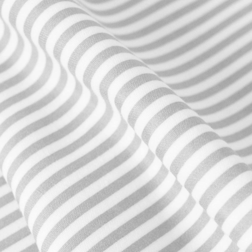 California King White Pinstripe Bed Sheet Set W443