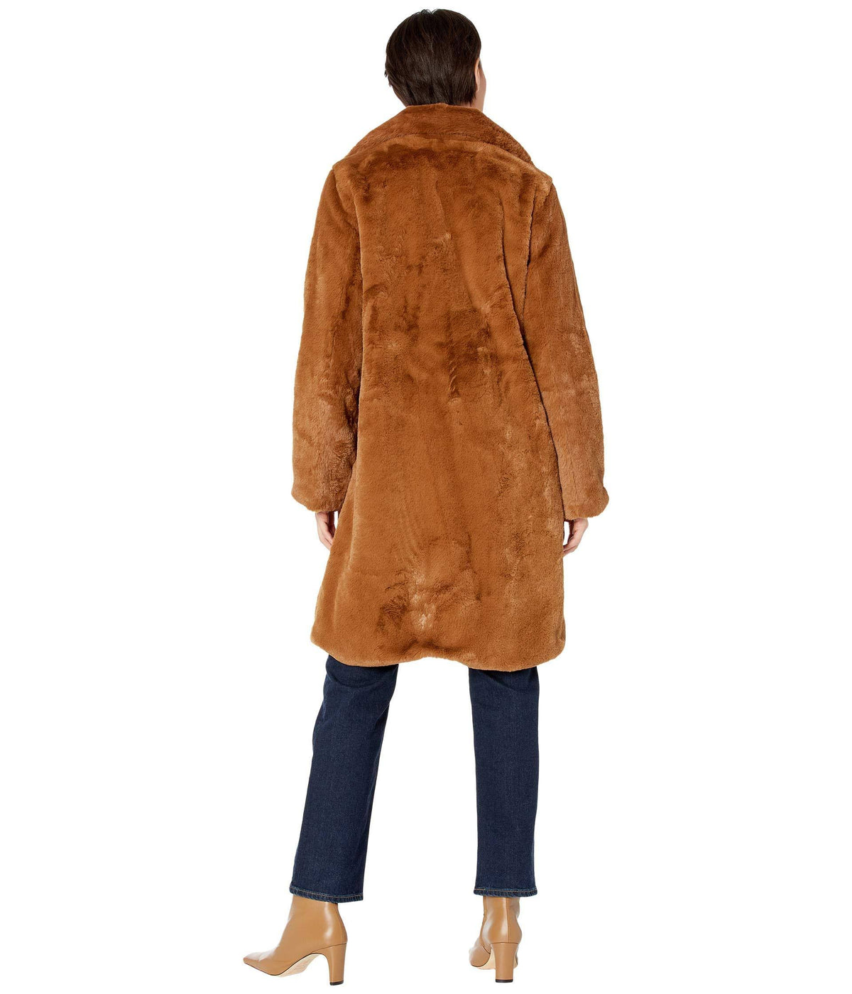 Sangria Faux Fur Bunny Coat Z121127