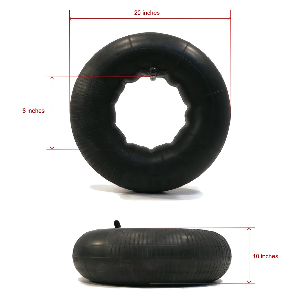 4 Tire Inner Tubes 22x12x8 22x9x8 TR13 Straight Valve M605983