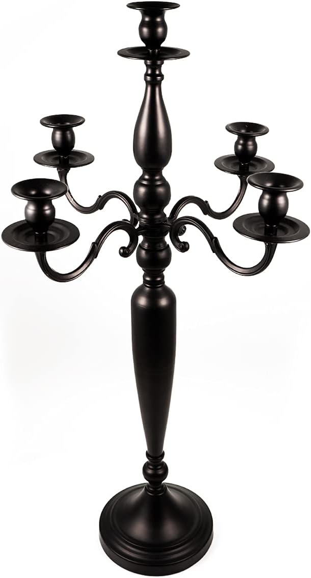 Gold 5 Arms Taper Candle Holder P1754