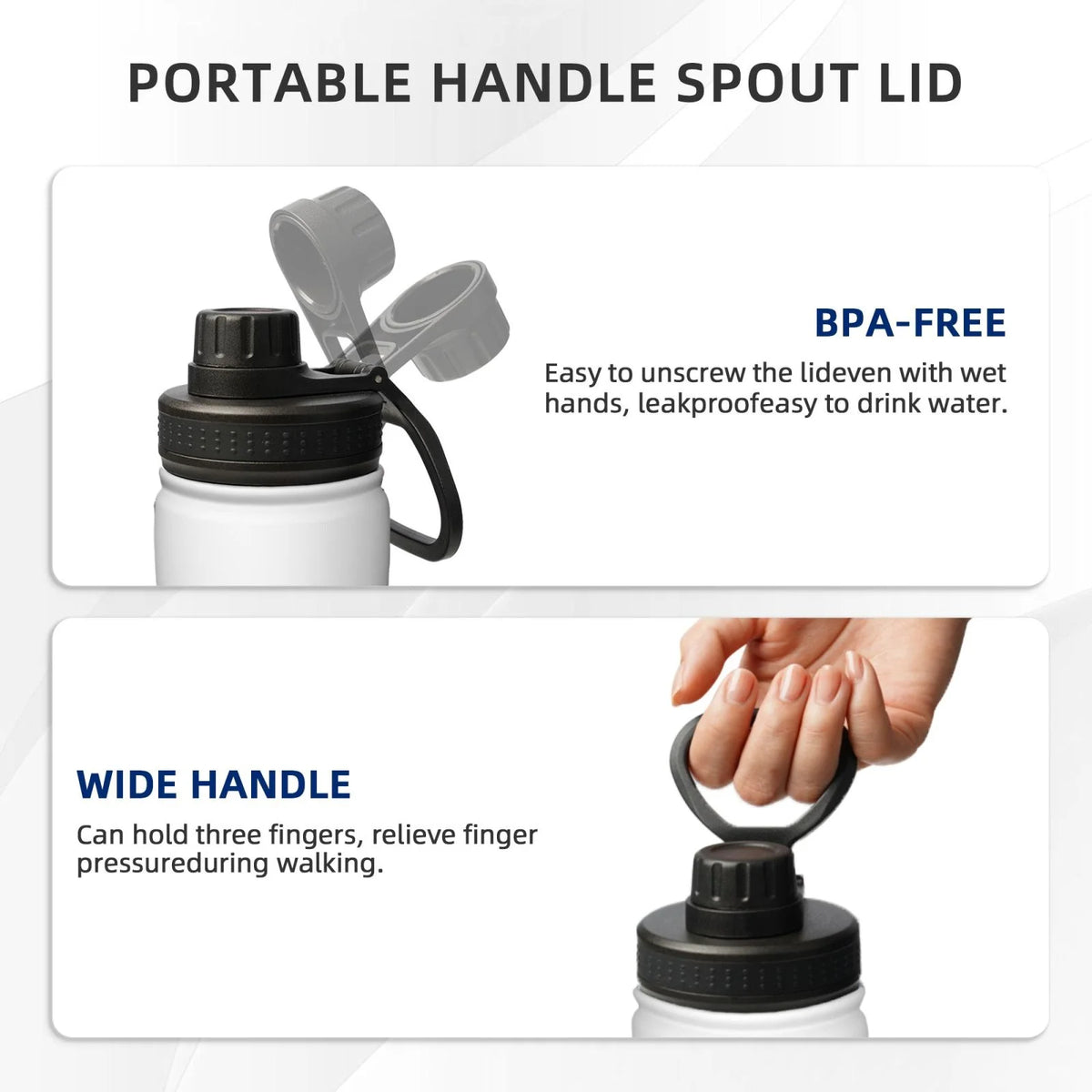 18OZ Stainless Steel Insulated Water Bottle V870294