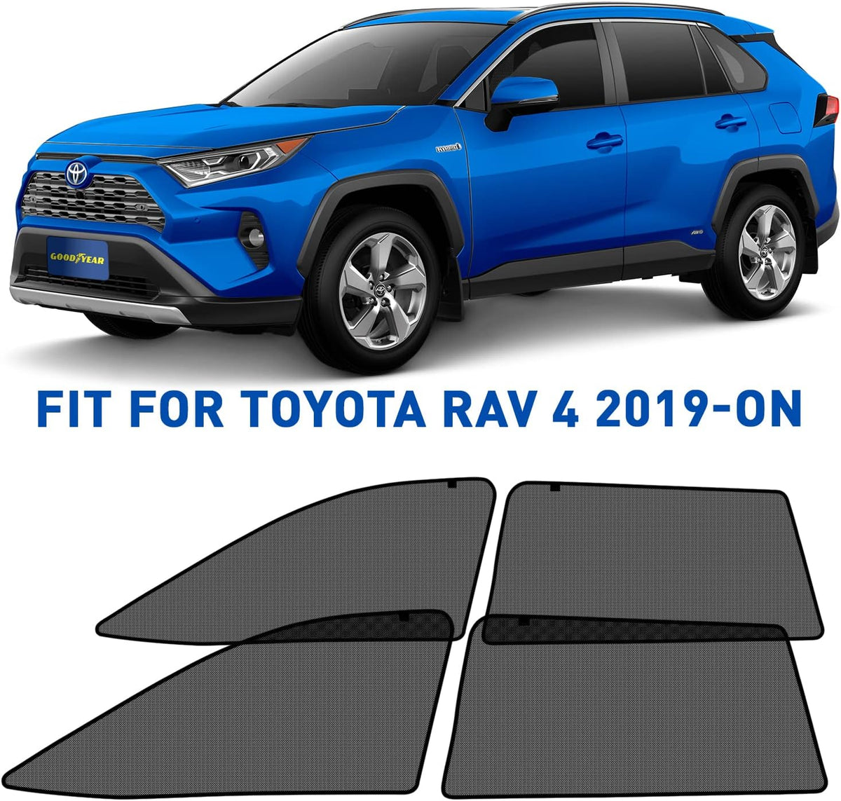Magnetic Car Window Sunshade 4pcs F18428