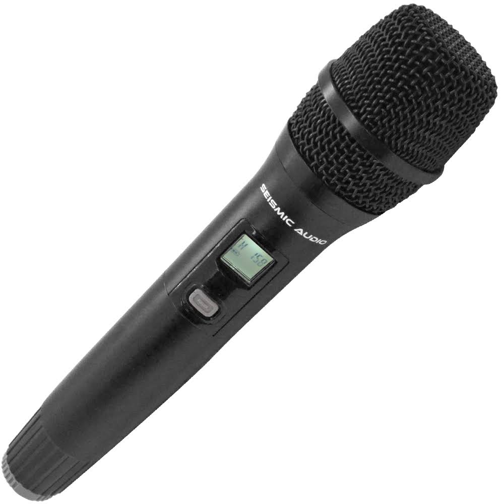 4 Channel UHF Wireless Microphone System with 2 Handheld and 2 Headset Microphones F1758