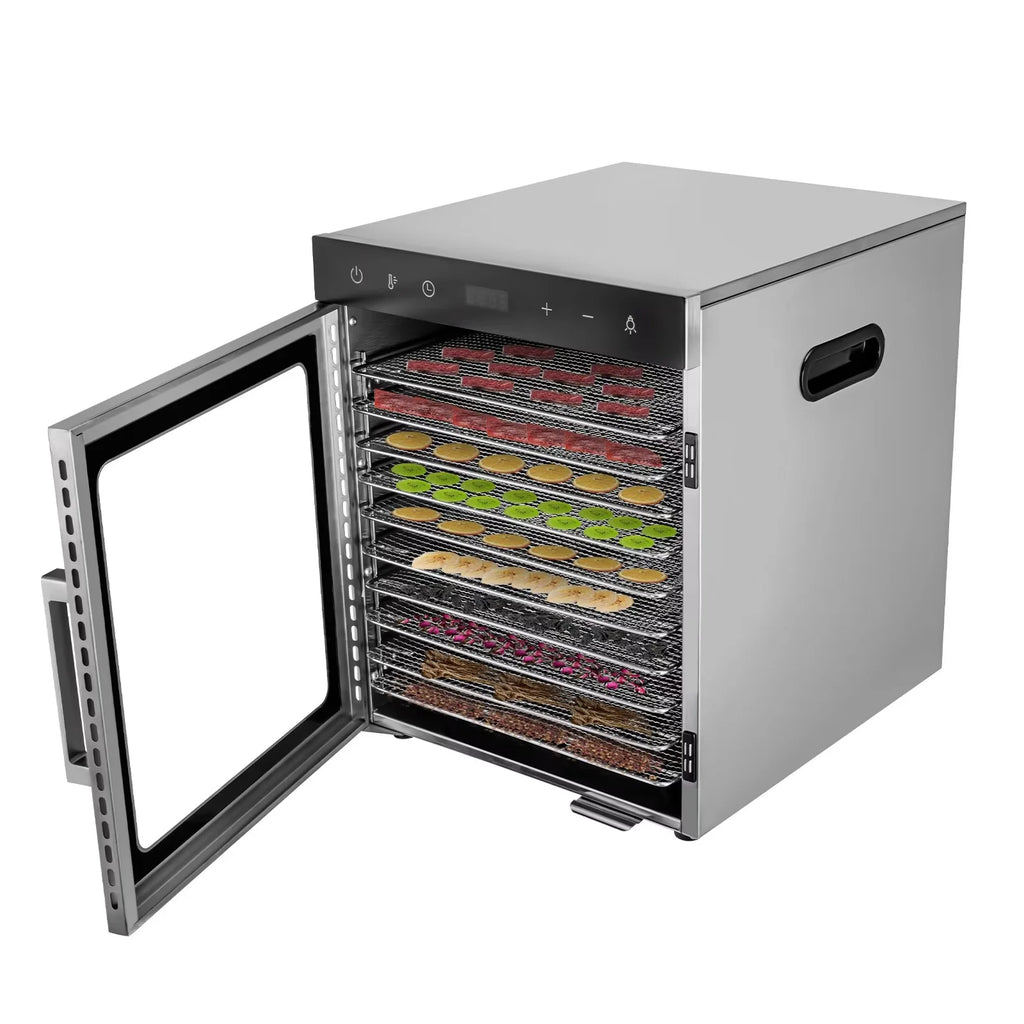 10-Tray Stainless Steel Food Dehydrator V2431