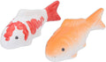 Set of 2 Koi Fish Figurines W9324