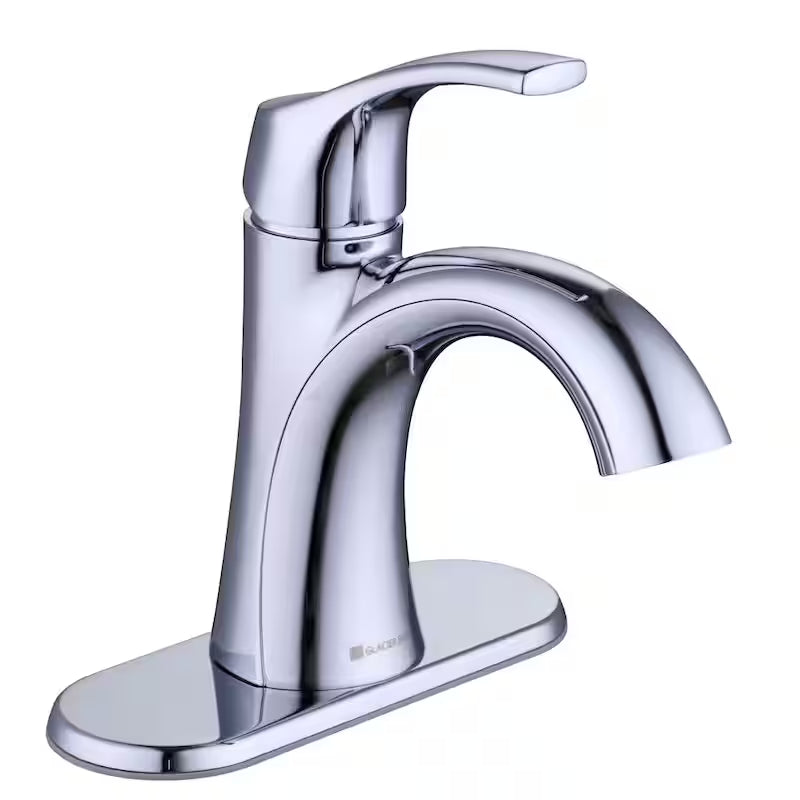 Single Handle Single Hole Bathroom Faucet in Chrome B90508