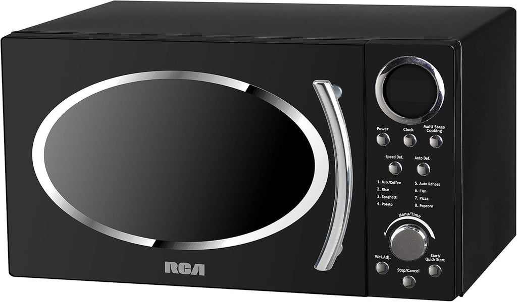 0.9-Cubic-Foot Black Microwave Oven E929986