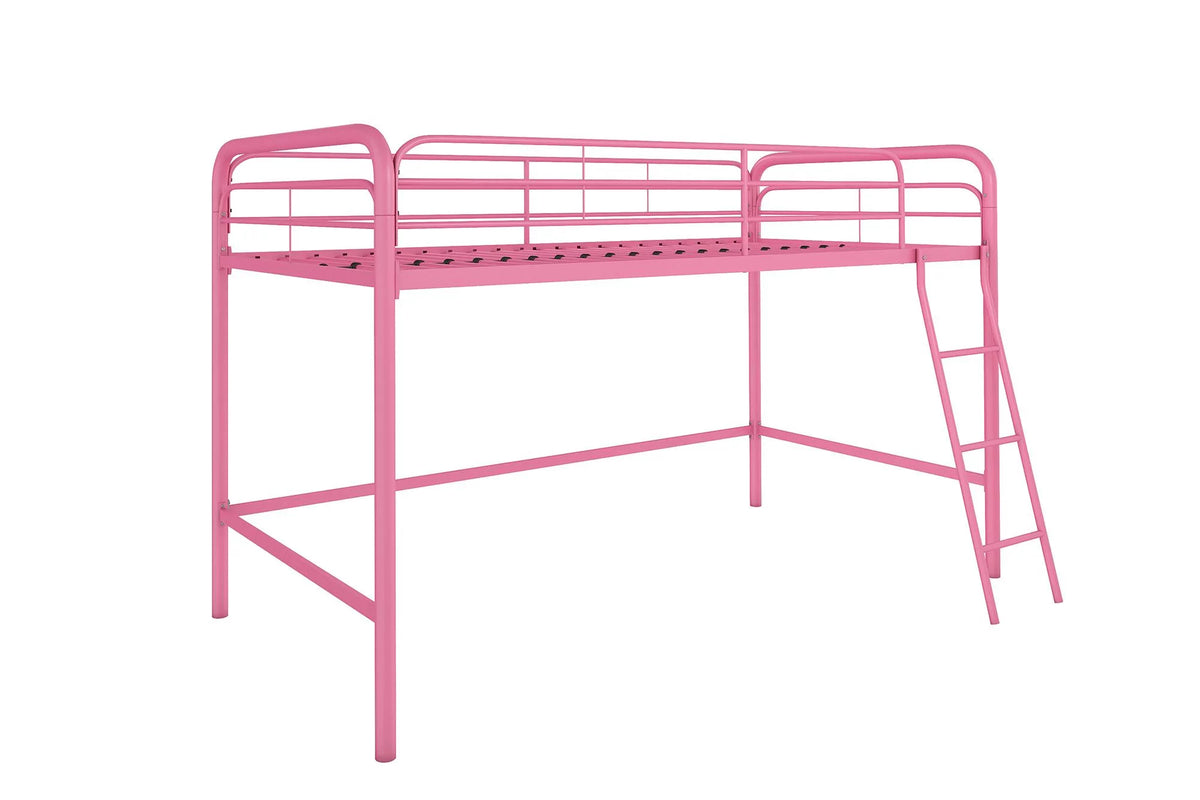 Twin Metal Loft Bed D435674