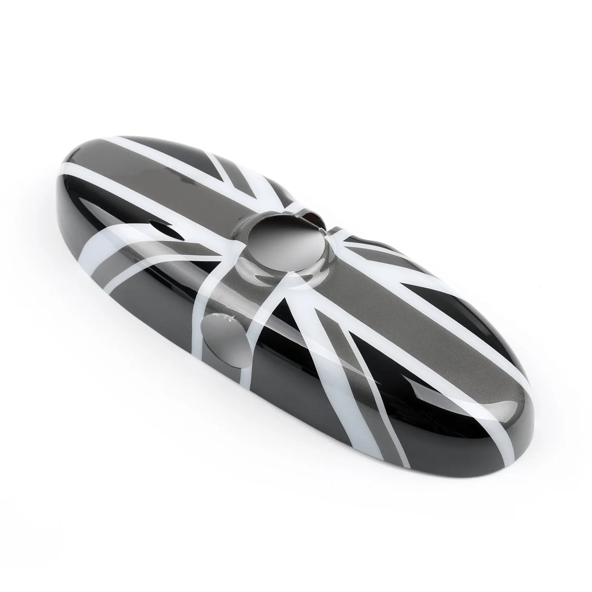 Black Union Jack Rear View Mirror Cover R302