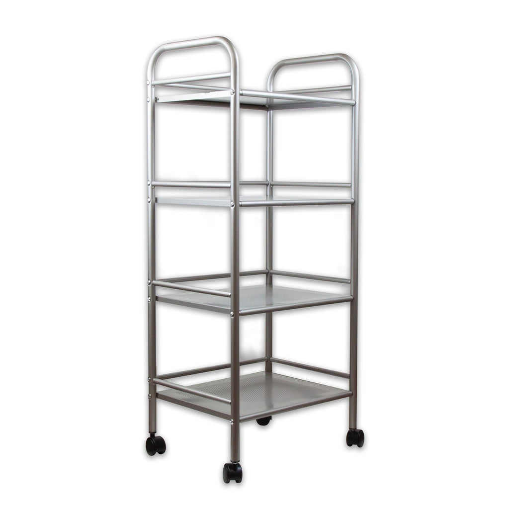 4 Tier Steel Rolling Storage Cart W420