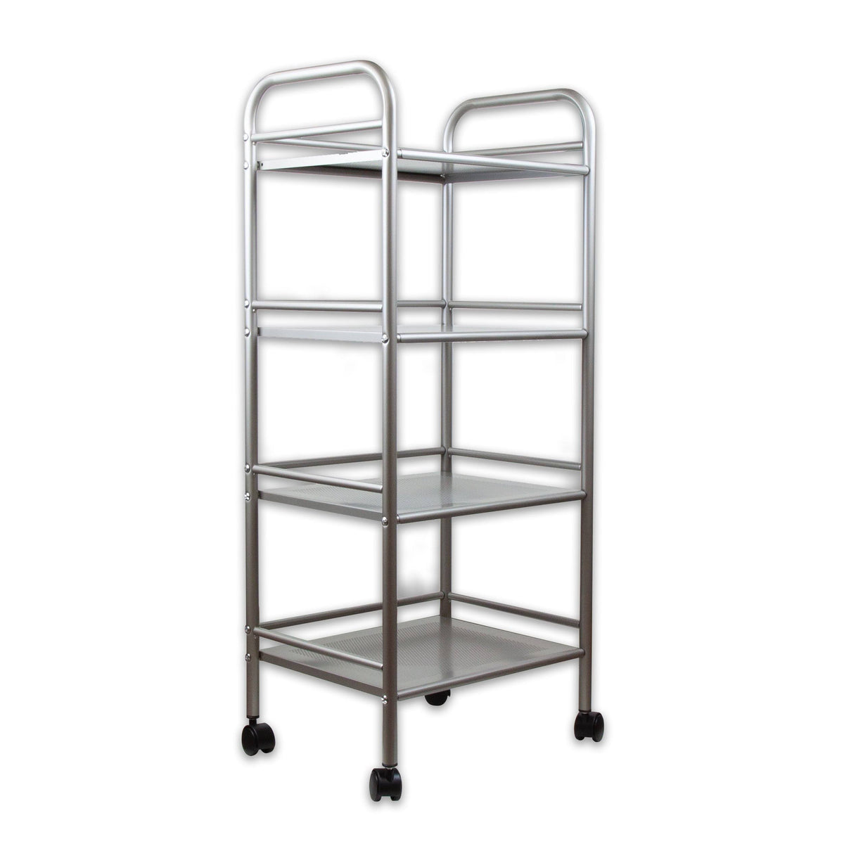 4 Tier Steel Rolling Storage Cart W420