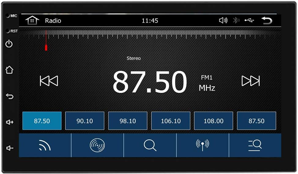 7in Car Stereo Radio Touch Screen Double Dins U4422