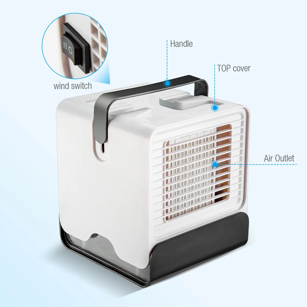 Portable Air Conditioner USB Fan W95291
