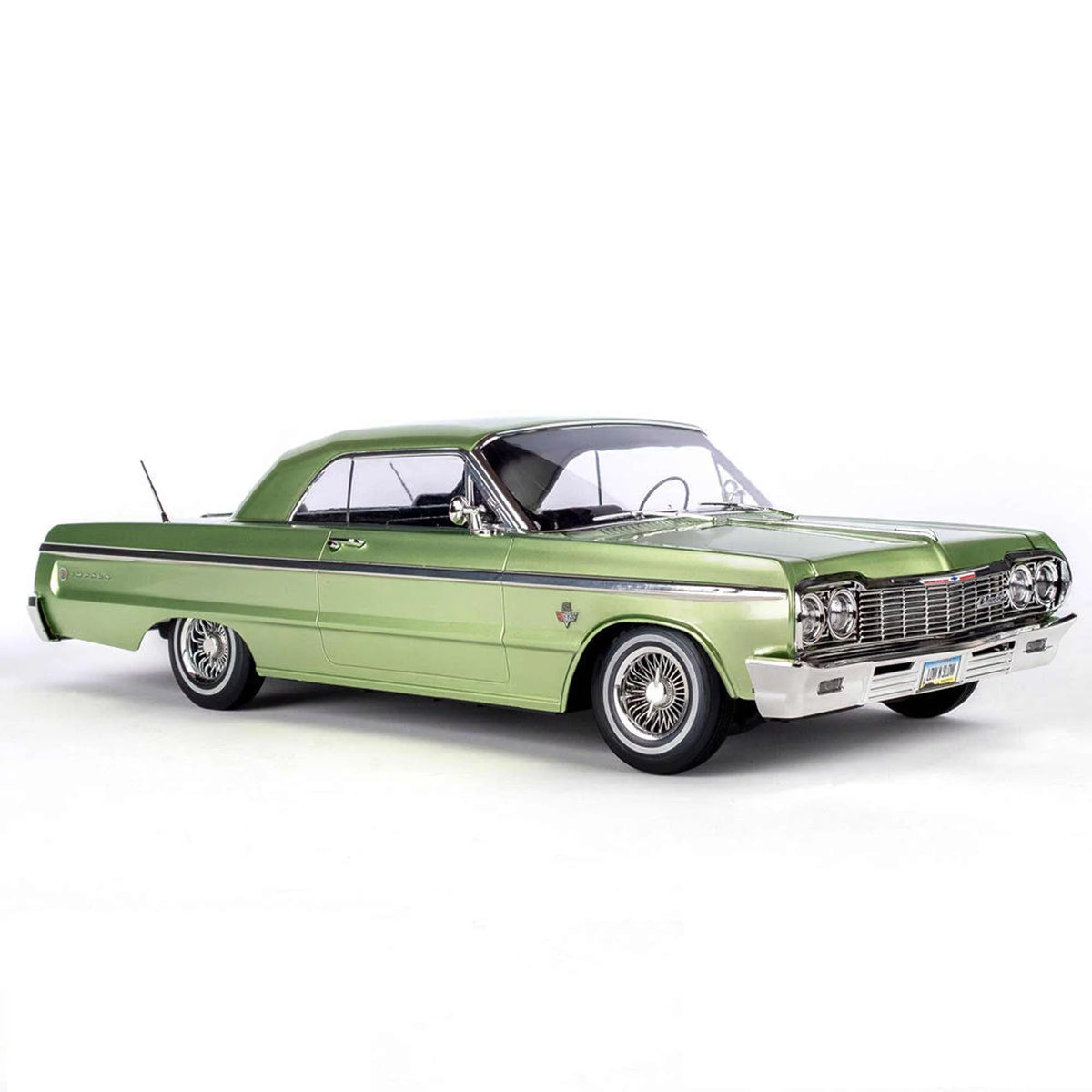 1/10 Chevrolet Impala Brushed 2 Wheel Drive Lowrider RTR Green Electric Car Y565