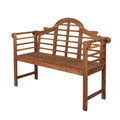 51.2" 3-Seat Acacia Wood Outdoor Bench V150117