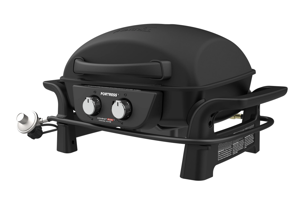 1 Burner Cast Aluminum Tabletop Propane Gas Grill Black G73656