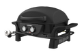1 Burner Cast Aluminum Tabletop Propane Gas Grill Black G73656