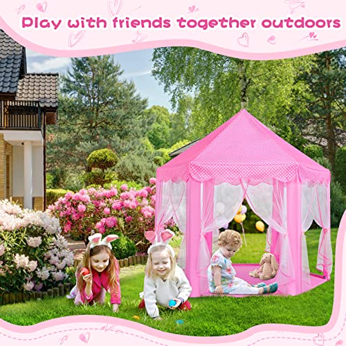 Princess Tent Playhouse with Star Lights, 55'' x 53'' M25892