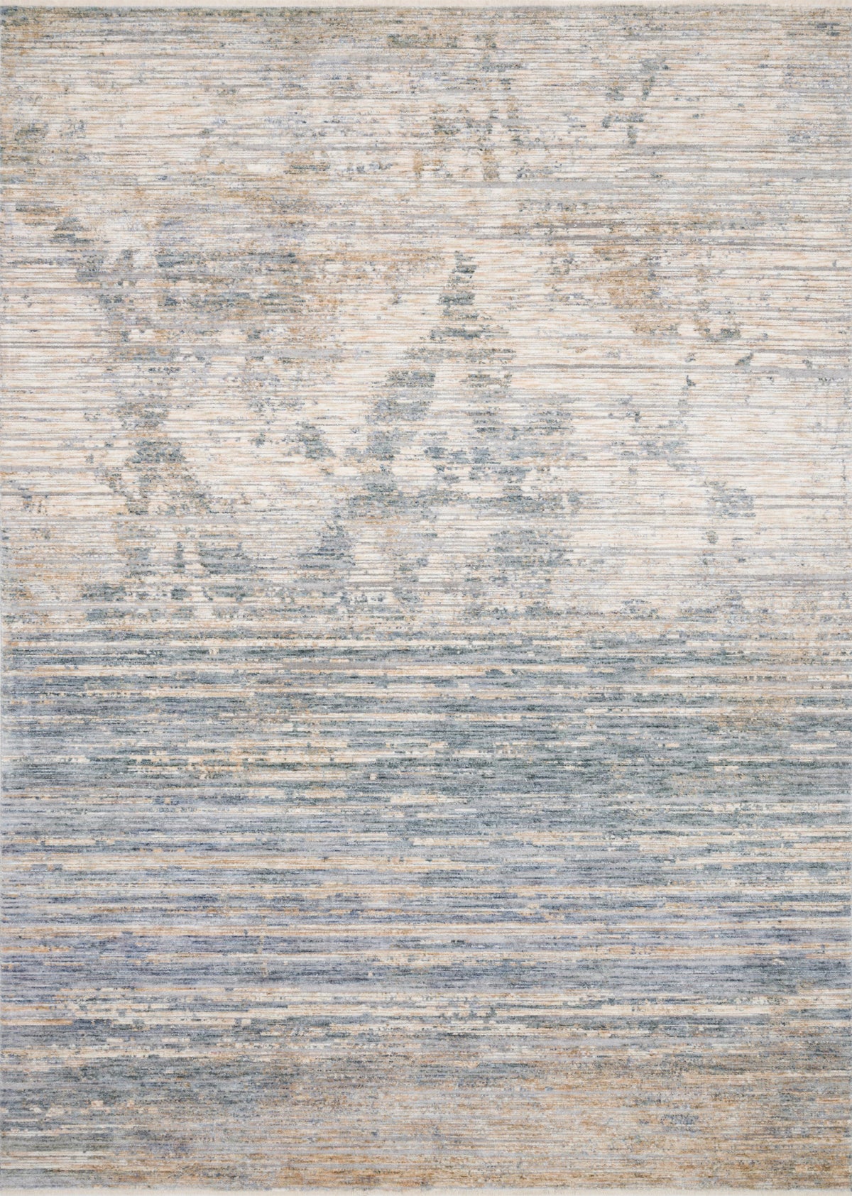 Ivory Blue 6'3 x 8'10 Rug D484913