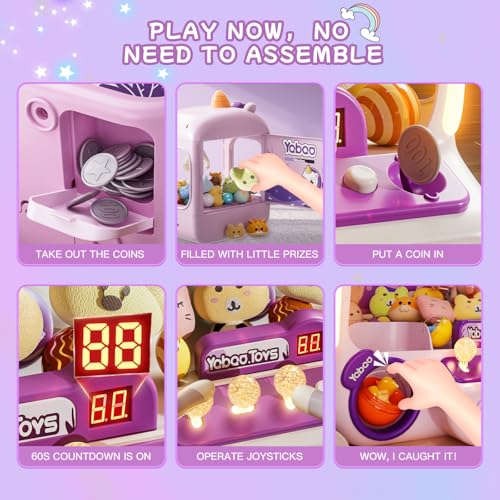 Claw Machine with Sound Arcade Game Toy H1367