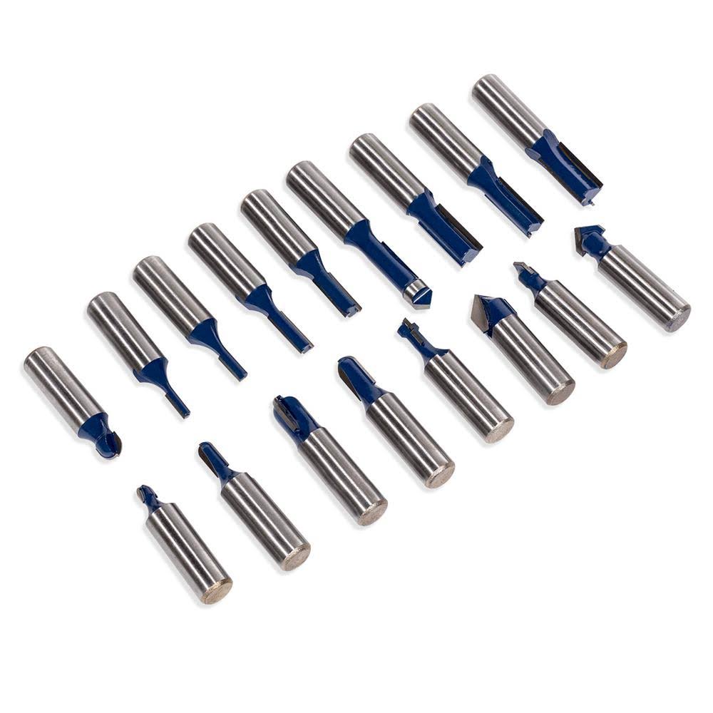 80-Piece Tungsten Carbide Router Bit Set N574