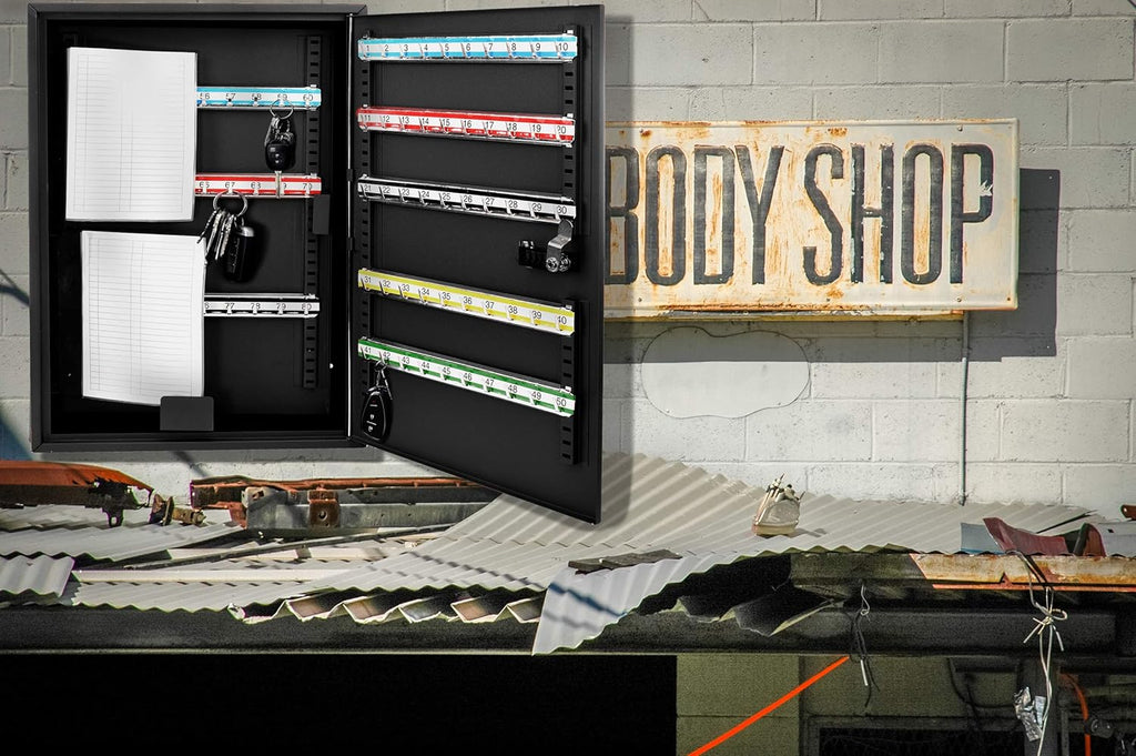 Black 200 Key Steel Key Storage Cabinet H563130