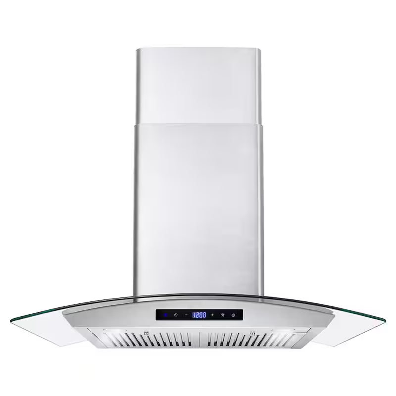 30 in. Stainless Steel Wall Mount Range Hood with Touch Controls M76880