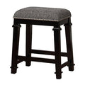 Black Tweed Backless Counter Stool Z1652