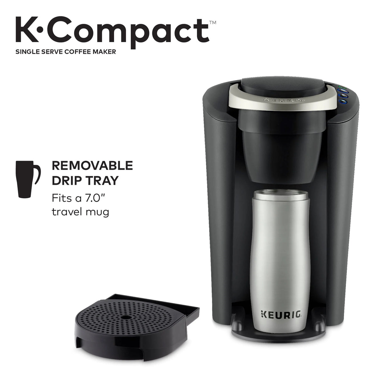 Black Single-Serve Coffee Maker B1649