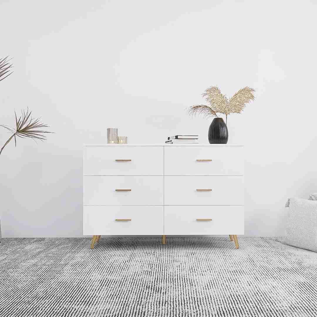 6 Drawer Dresser L370