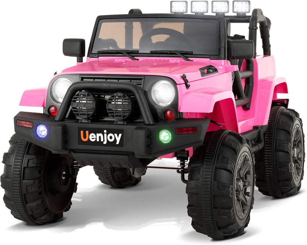 12V Battery Power Children's Electric Cars with Remote Control, Black U404672