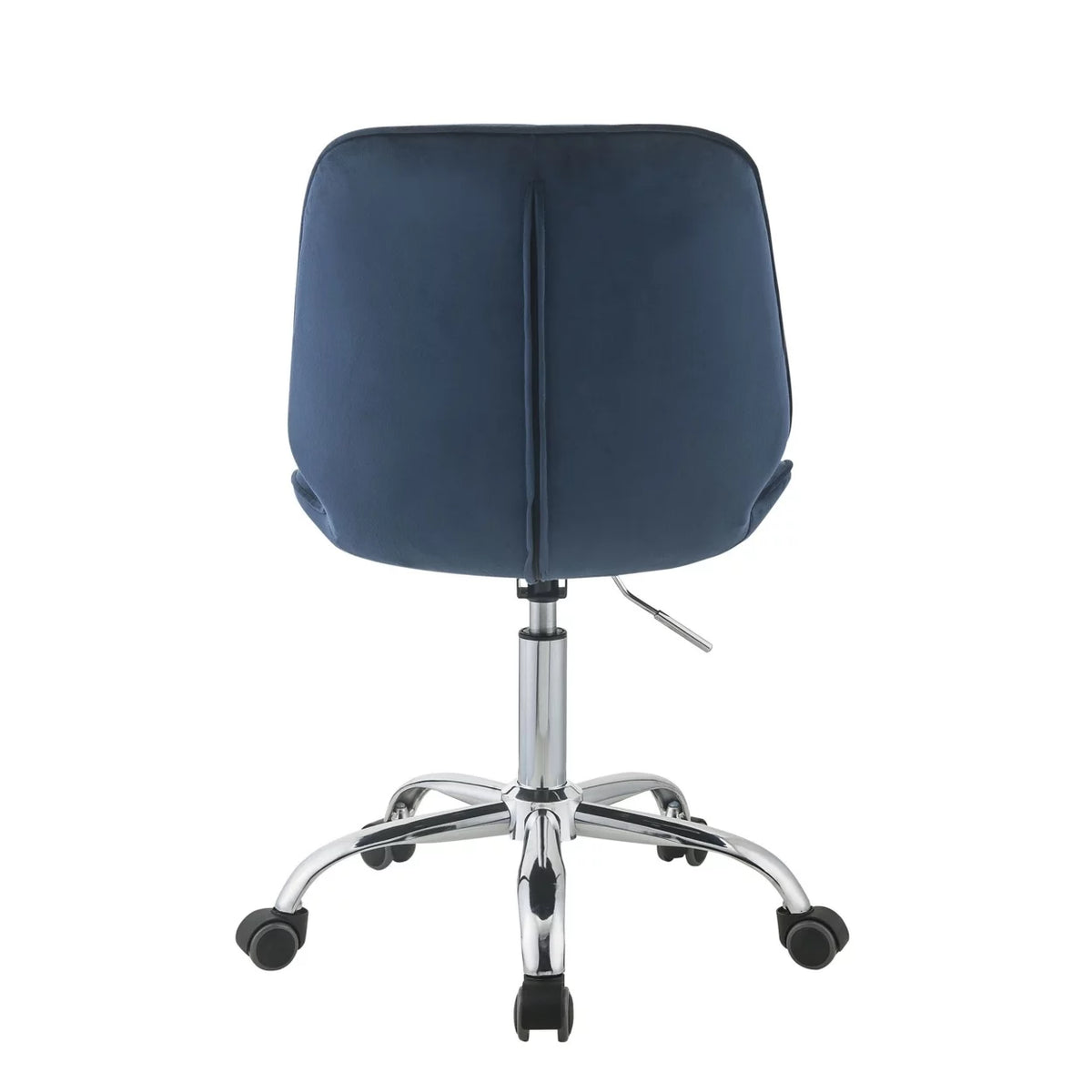 Blue and Chrome Adjustable Office Chair B162