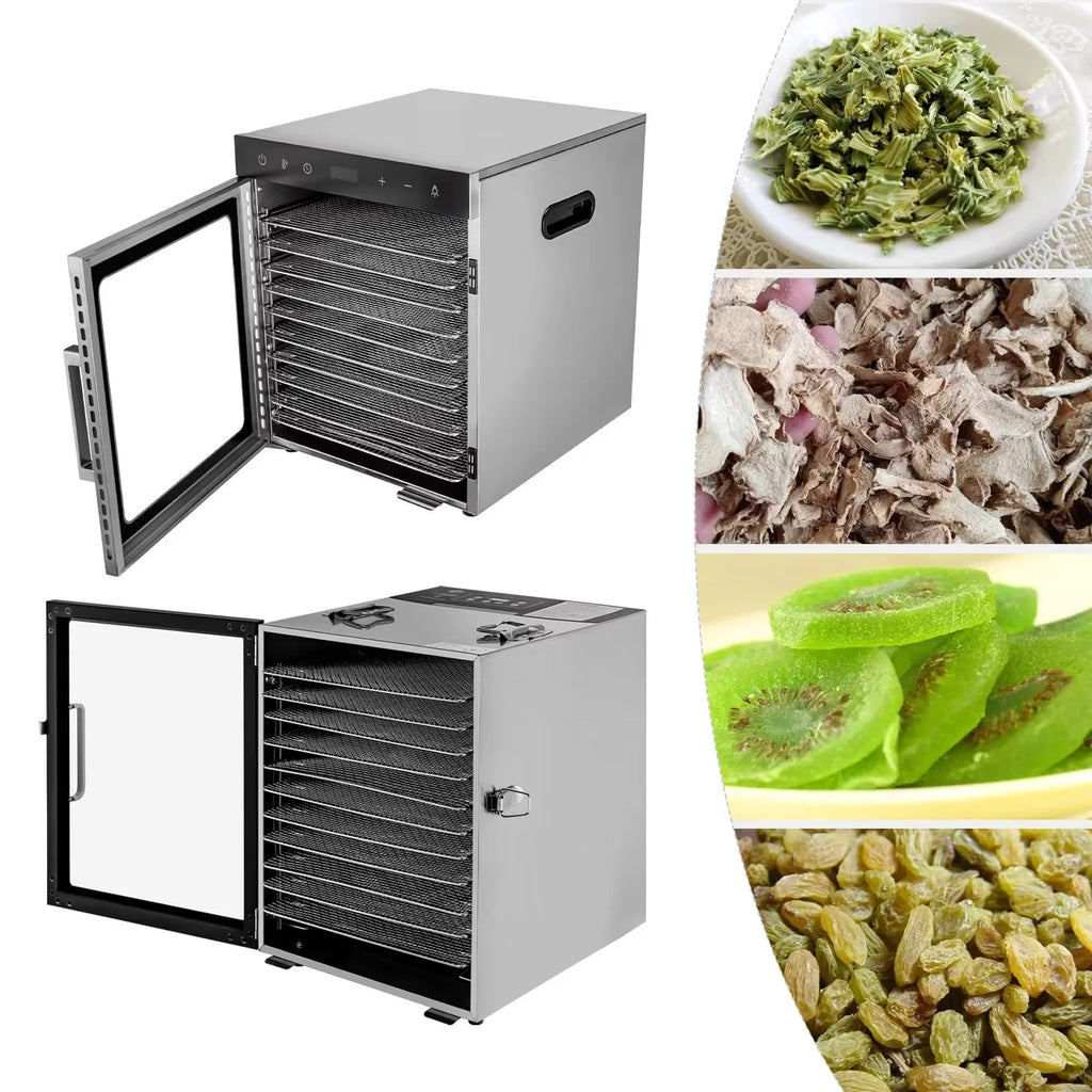10-Tray Stainless Steel Food Dehydrator V2431