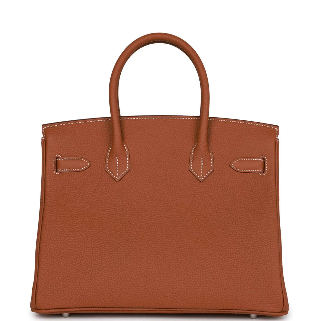 Gold Togo Palladium Hardware Handbag N7664