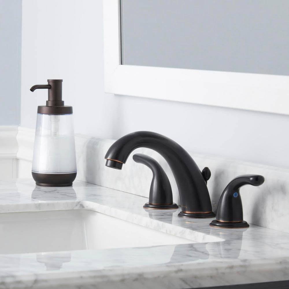 Bronze 2-Handle High-Arc Bathroom Faucet Z812658