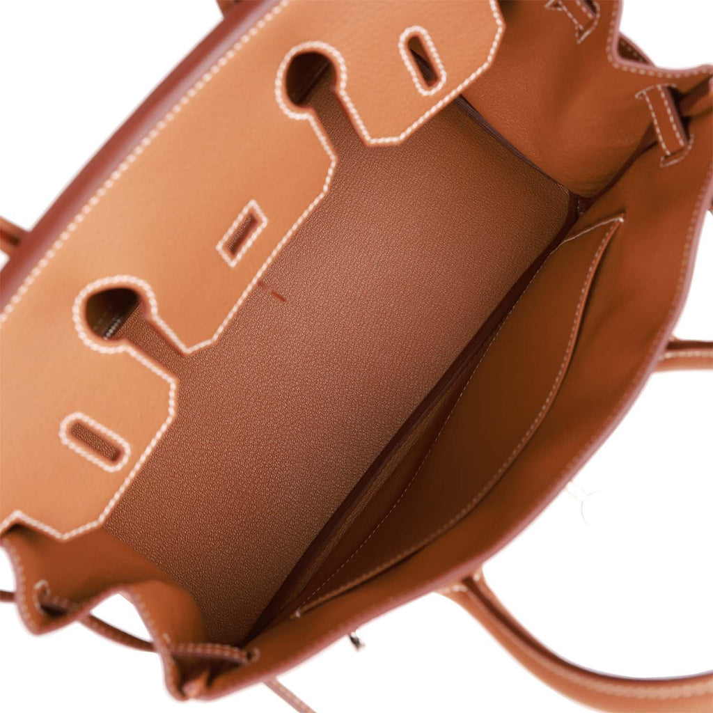 Gold Togo Palladium Hardware Handbag N7664