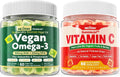 Vegan Omega 3 Gummies + Whole Food Vitamin C Gummies H4338