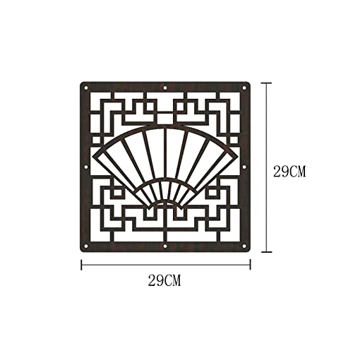 Black PVC Room Divider Panels P56524