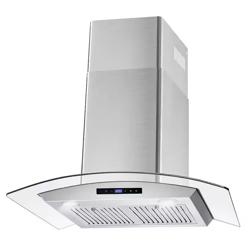 30 in. Stainless Steel Wall Mount Range Hood with Touch Controls M76880