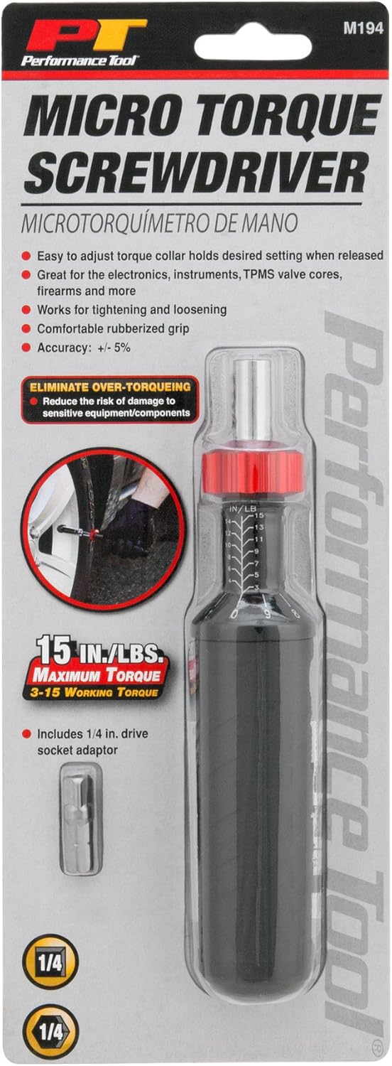 Adjustable Micro Torque Screwdriver Pack of 2 C7485