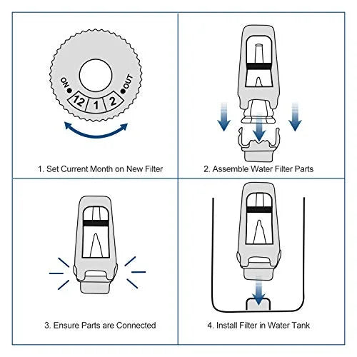 Replacement Water Filter Pack of 4 W991206