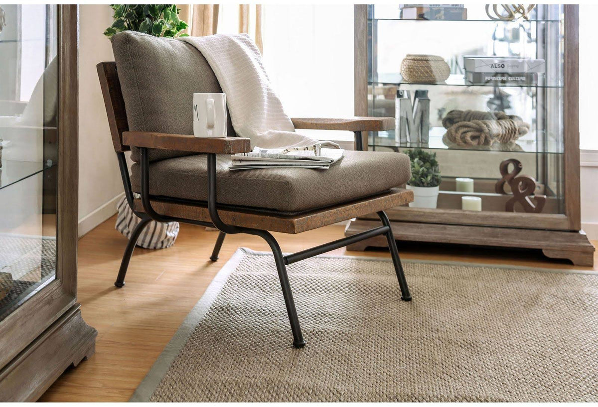 Light Brown Accent Chair N27412