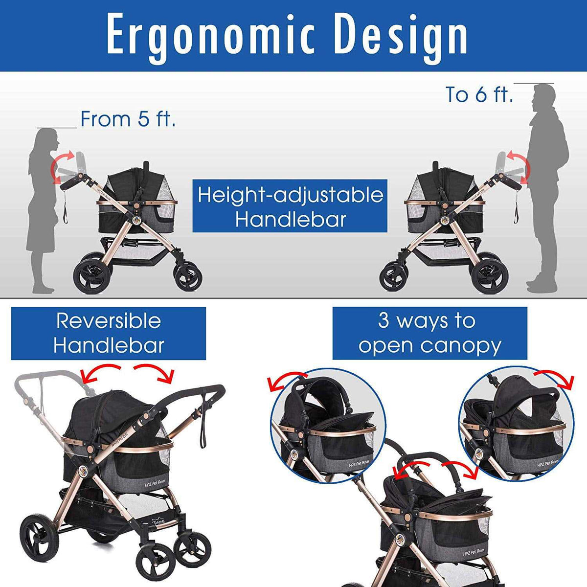 Pet Stroller A6193