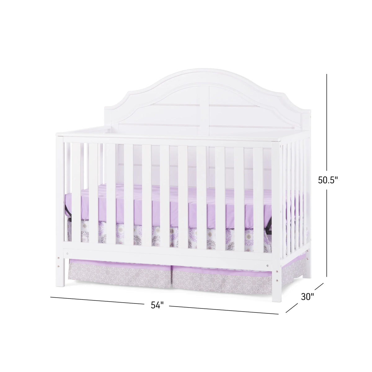 4-in-1 Convertible Baby Crib S330764