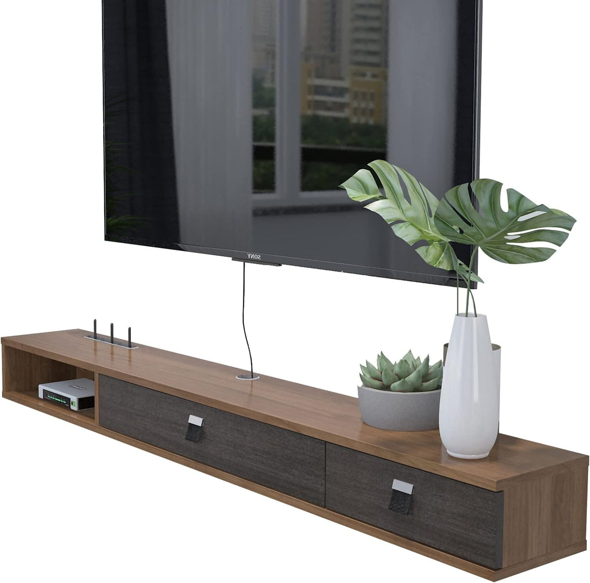 Wall Mounted Floating TV Stand with 3 Drawers A58001